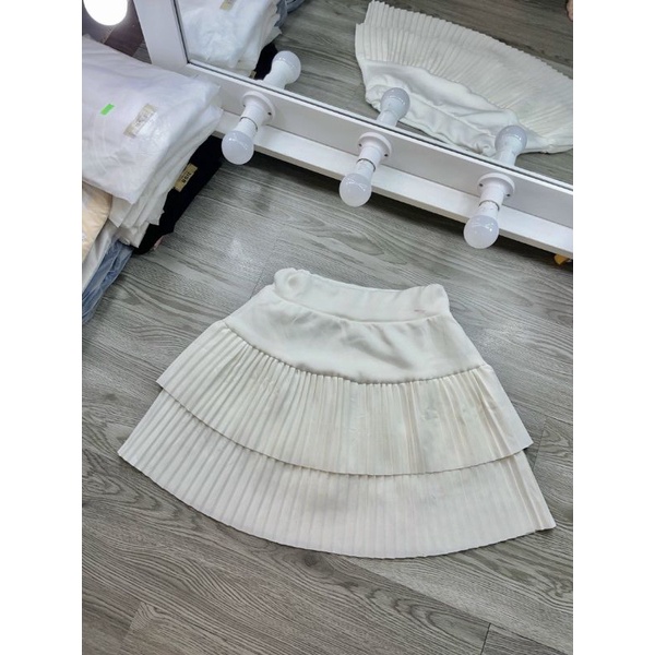 CHÂN VÁY XẾP LY NHỎ 2 TẦNG KANIMI U88