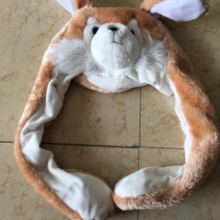Mũ tai thỏ giật cho bé