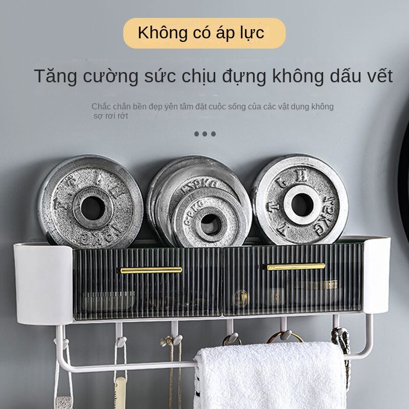 Giá Treo Khăn Gắn Tường Không Cần Khoan Tiện Dụng Cho Nhà Tắm