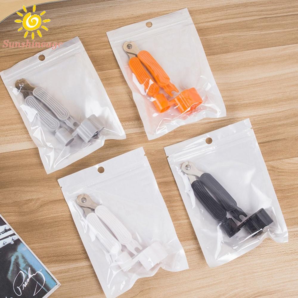 SUNAGE- ~Guitar 30g Metal+ABS Orange Pin Puller Repair White Wrench Tool Bridge【SUNAGE-HOT Fashion】