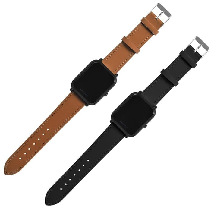 Dây Đeo Bằng Da Cho Đồng Hồ Thông Minh Xiaomi Amazfit Bip Bit Pace Youth