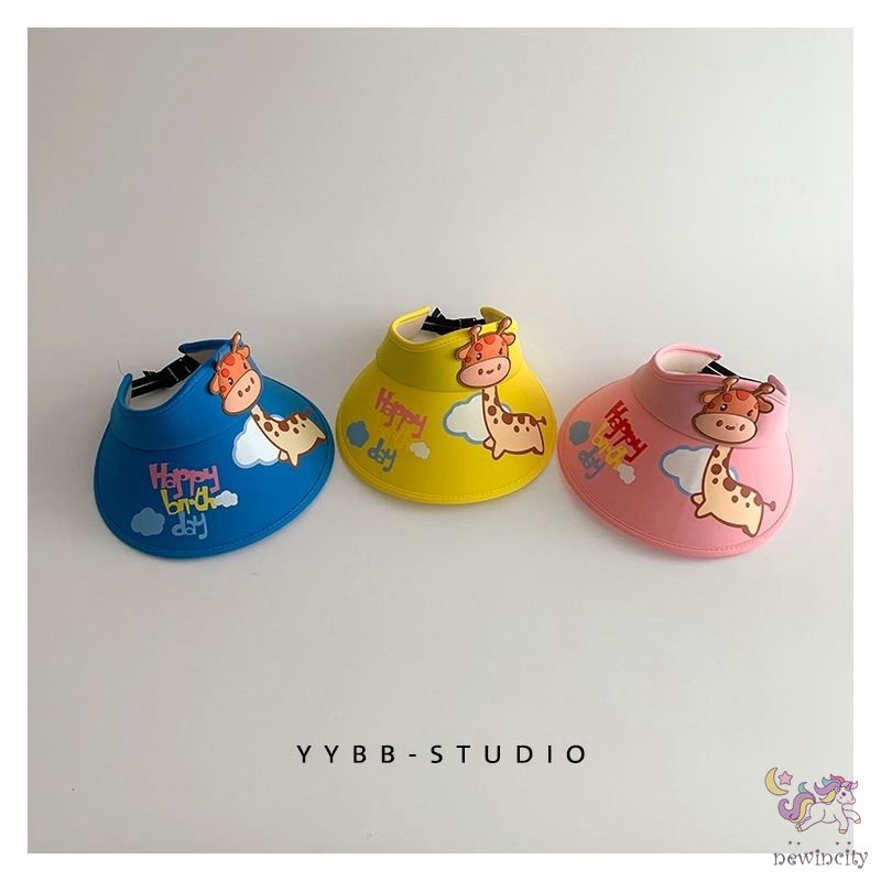 Mũ Lưỡi Trai Hở Đầu Chống Nắng Mùa Hè Dễ Thương Cho Bé