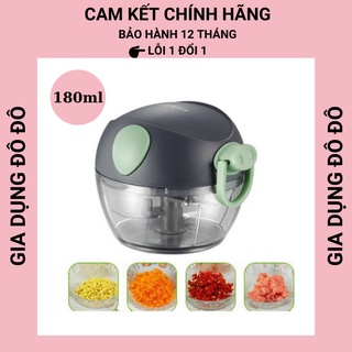 Máy xay tỏi ớt, Dụng cụ băm rau củ quả mini cầm tay Lock&Lock CKS321 180ml, Dụng cụ xay tỏi ớt