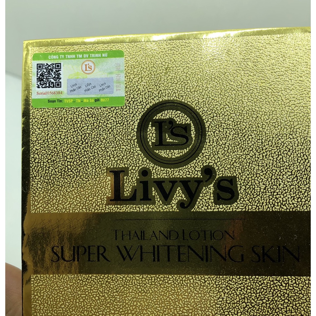 KEM DƯỠNG TRẮNG TOÀN THÂN KEM BODY LIVYS WHITENING 250g