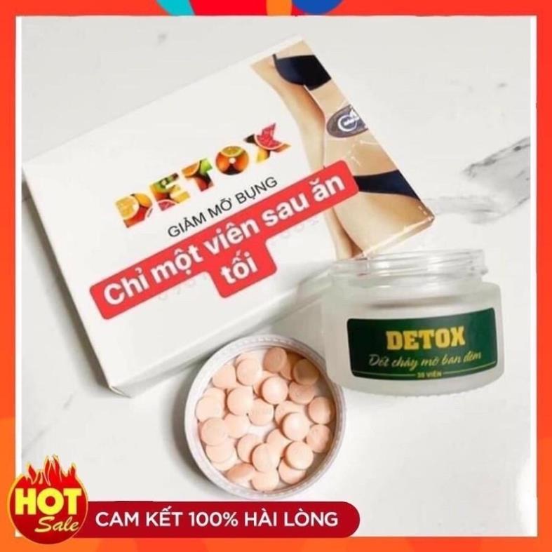 HŨ 30 viên detox đêm slimvip Hồng minh