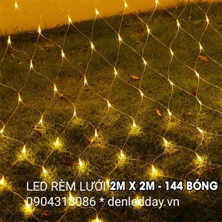 3m *2m rèm led lưới + led lưới 2 mét x 2 mét - 144 bóng led