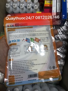 KHẨU TRANG KICHI 3D MASK(túi 5 chiếc)