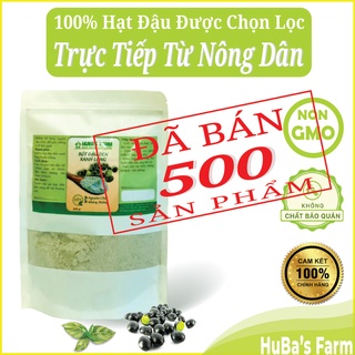 Bột đậu đen xanh lòng HuBa's Farm nguyên chất giúp mát gan, giảm cân, trắng da đen tóc