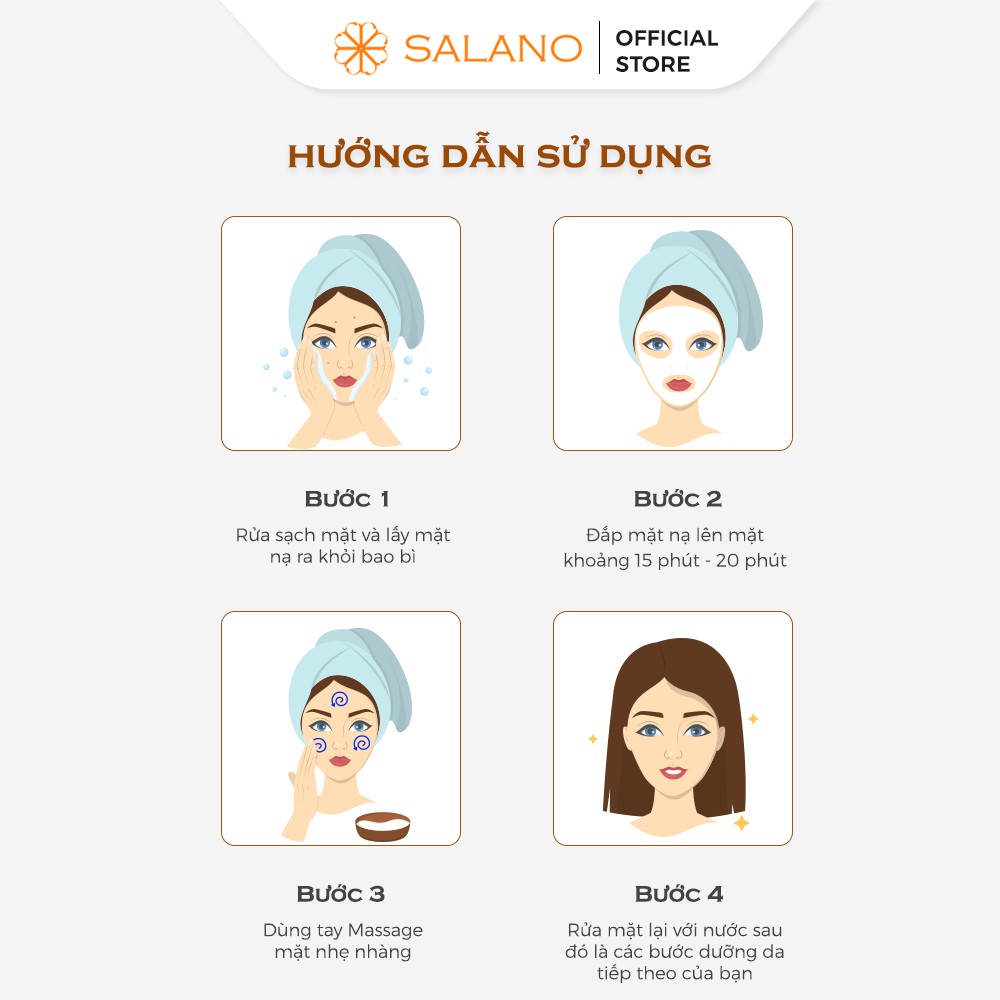 Mặt nạ nhau thai cừu chống lão hóa Hàn Quốc dưỡng da giảm mụn mờ thâm 3W CLINIC SALANO MNSLN08 | BigBuy360 - bigbuy360.vn