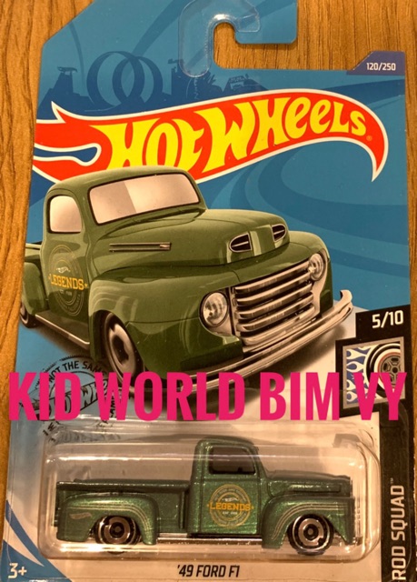 Xe mô hình Hot Wheels basic bán tải '49 Ford F1 GHD27.