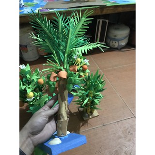 cây xanh đồ dùng mầm non