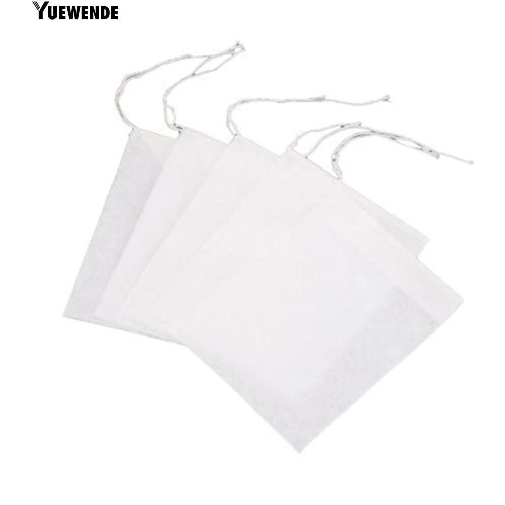 Set 100 túi lọc trà bằng vải không dệt