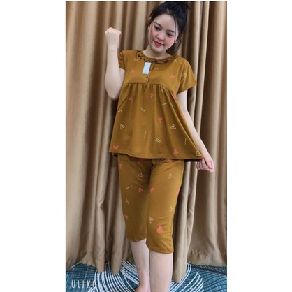 bộ đồ mặc bầu và sau sinh hoạ tiết cực xinh