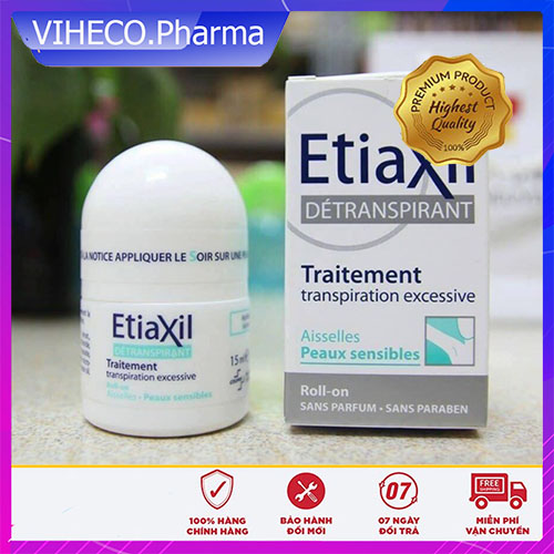 Lăn Khử Mùi Etiaxil Ngăn Ngừa Hôi Nách, giảm tiết mồ hôi 15ml