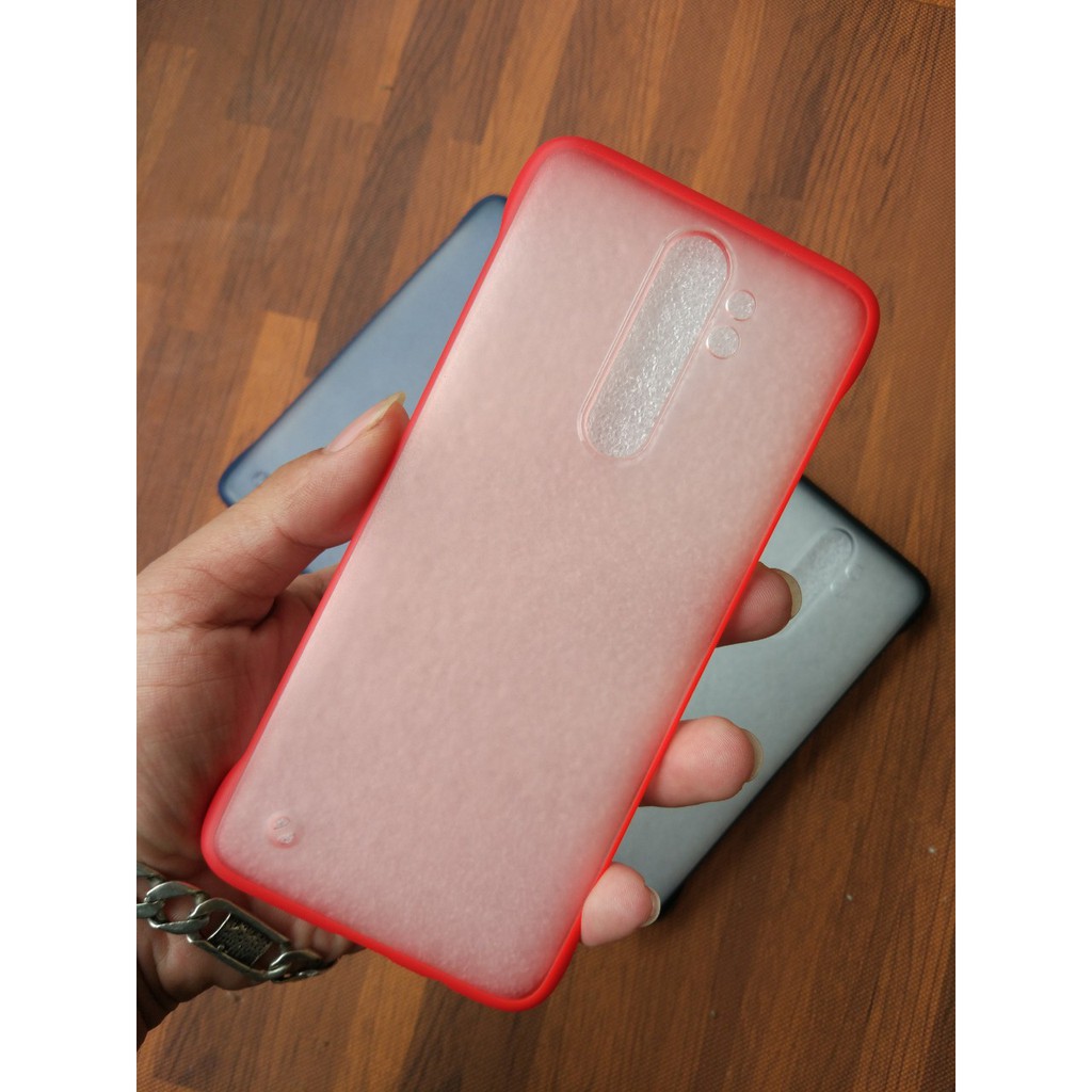 Ốp lưng viền Xiaomi note 8 / note 8 Pro mặt lưng nhám mờ cao cấp