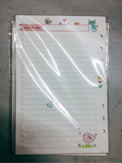 Giấy bổ sung sổ planner