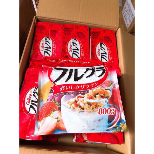 Ngũ cốc nhật Calbee 800g (date 10/2023)
