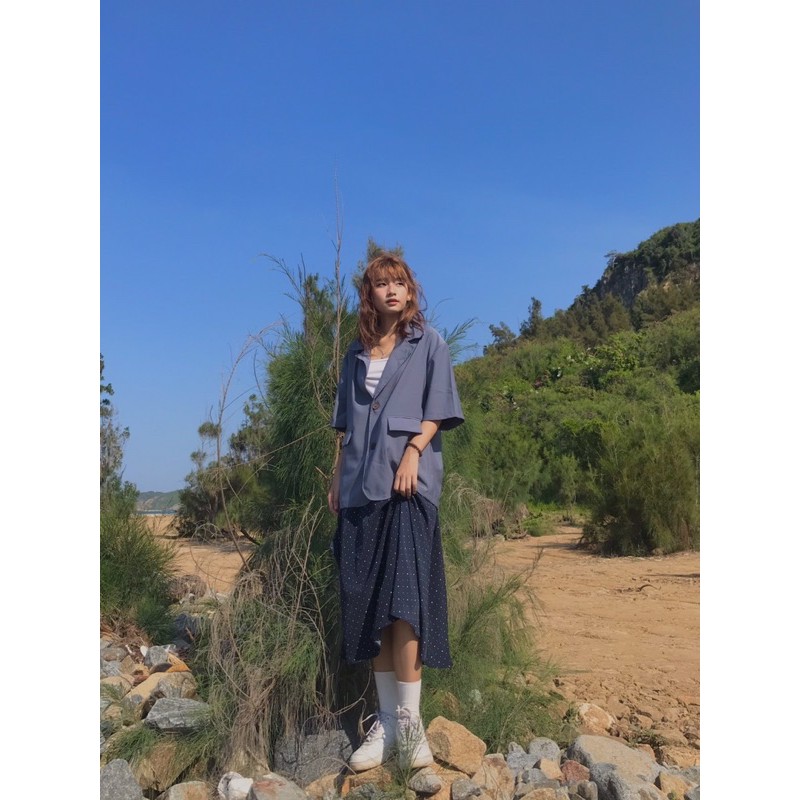 [ ẢNH THẬT ĐỘC QUYỀN MEGGIECLOSET] Áo vest dáng dài, tay ngắn ulzzang | BigBuy360 - bigbuy360.vn