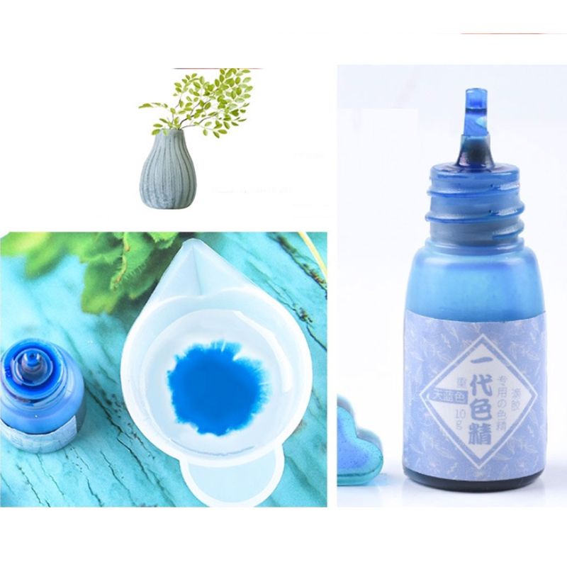 Sa Phụ Kiện Nhuộm Màu Trang Sức Bằng Nhựa Resin Trong Suốt