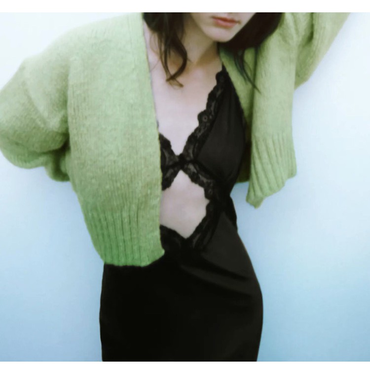 ÁO KHOÁC LEN CARDIGAN DÁNG NGẮN - 6771/126