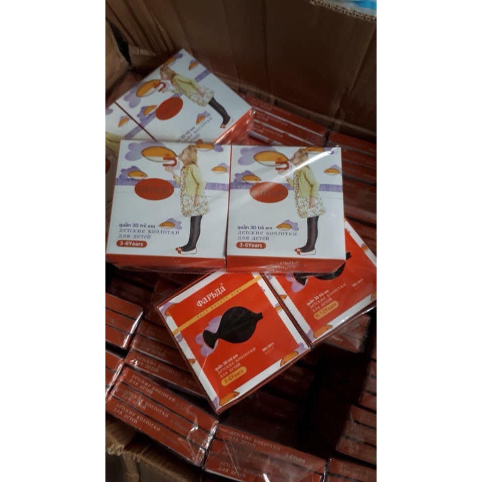 Quần tất 3D 6S trẻ em giữ ấm cho bé 3 4 5 6 7 8 9 10 11 12 tuổi