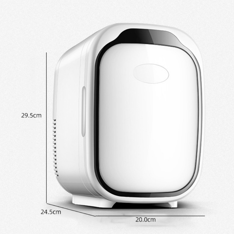 Tủ lạnh mini một cửa 6L để để bàn, dùng tại, tủ lạnh ô tô, đựng và làm lạnh đồ uống hoặc mặt nạ, mĩ phẩm