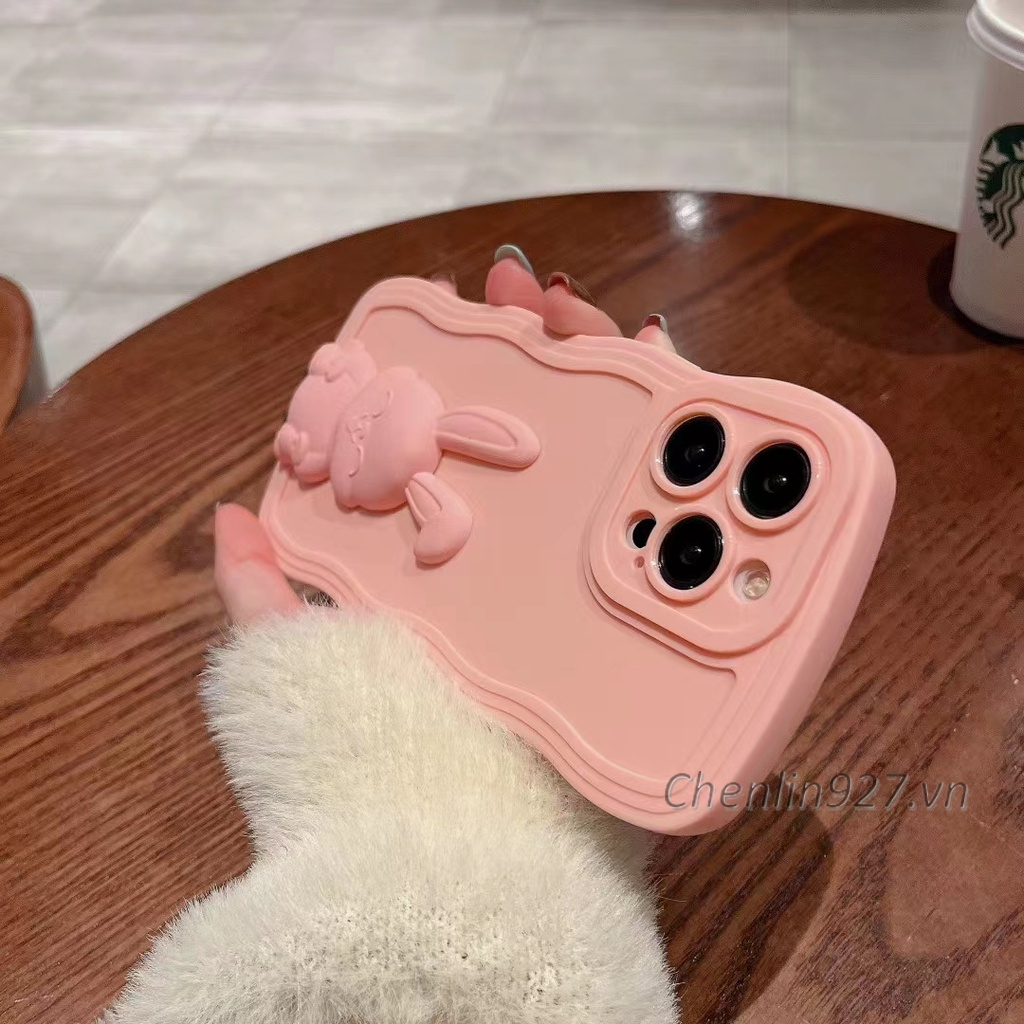 Ốp Điện Thoại Có Giá Đỡ Hình Thỏ Cho IPhone 14 13 12 11 PRO MAX Mini X XR XS MAX 6 6S 7 8 PLUS SE 2020