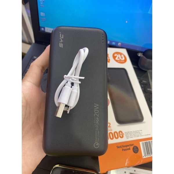 Sạc dự phòng sạc nhanh 20W .dung lượng 20000mah, hàng chính hãng. bh 12 tháng
