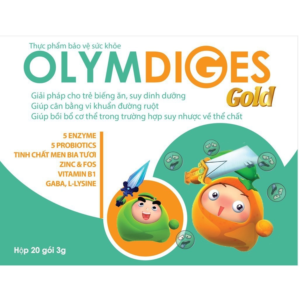 Cốm olymdiges gold cải thiện biếng ăn suy dinh dưỡng, giúp trẻ ăn ngon, hệ tiêu hóa khỏe mạnh