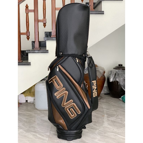 Túi gậy golf ping vàng đồng