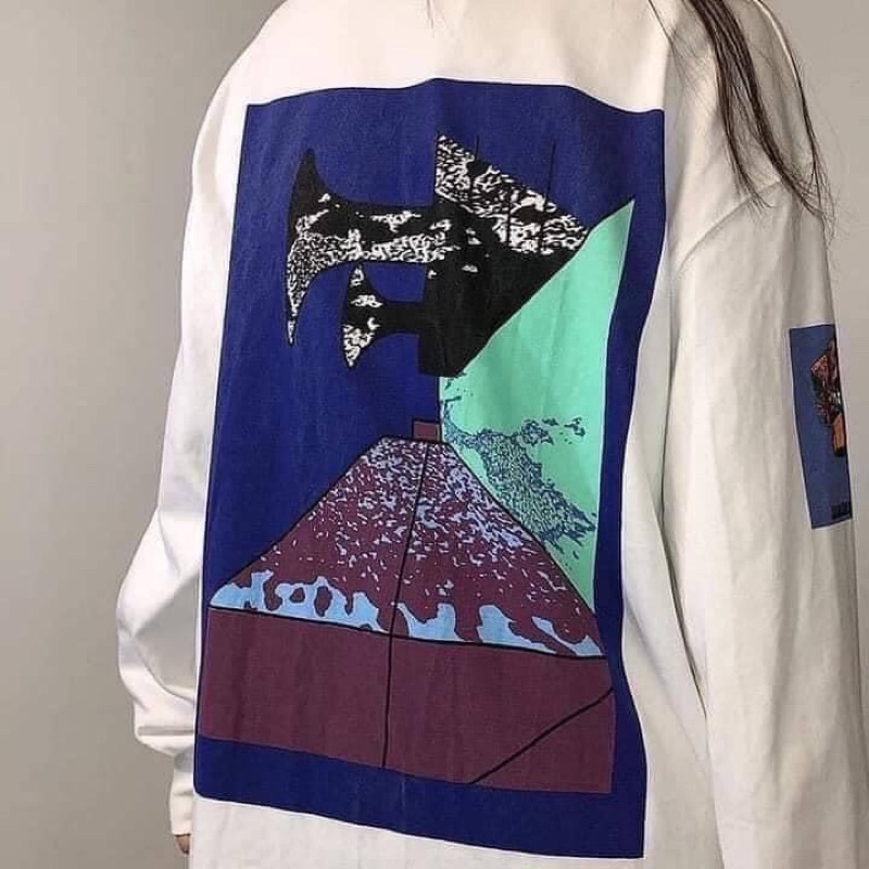 Áo Sweater Thu Đông In Hình 5D Dáng Freesize