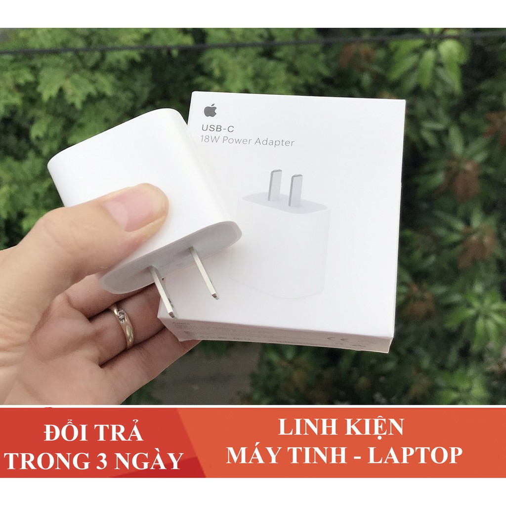 Củ Sạc Nhanh Chính Hãng PD 20W USB-C. Cáp Sạc Nhanh USB-C To Lightning Phù Hợp Với Máy 8/8P/X/XS/11/11Pro