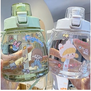 Bình nước thể thao 1,1lít có tặng kèm sticker