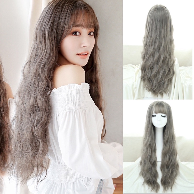 ☀️ TÓC GIẢ BỘ ☀️ BỘ SÓNG TRỤC HÀNG CAO CẤP TẶNG LƯỚI TRÙM XỊT DƯỠNG L05
