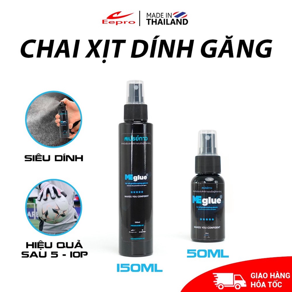 Chai xịt tạo độ dính găng tay thủ môn Eepro thương hiệu Thái Lan - 150ml