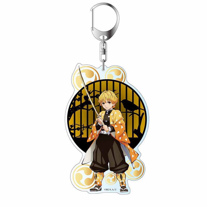 Sy2 Móc Chìa Khóa Bằng Acrylic Hình Demon Slayer Tanjiro Nezuko Giyuu Akaza YS2