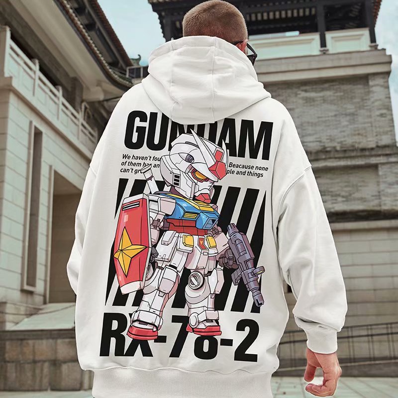 Áo hoodie in hình Gundam phong cách Nhật Bản