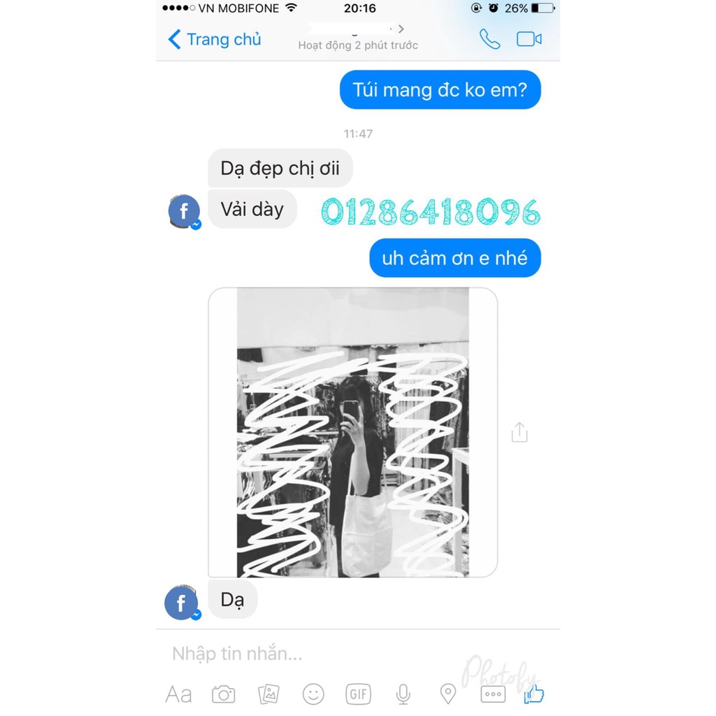 Túi Tote Túi Vải Nữ Canvas đeo vai Trơn đơn giản trẻ trung kèm 2 ngăn phụ