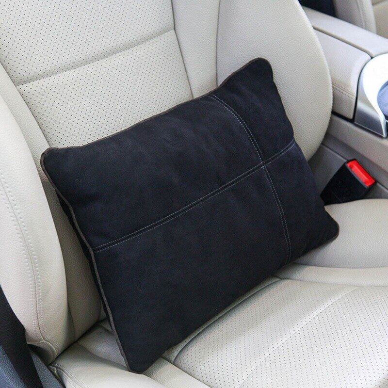 Gối Tựa Lưng Ghế Ô Tô Vải Da Lộn Thoải Mái Gối Tựa Lưng Hỗ Trợ Lớp S Của Maybach Design Cho Ghế Ô Tô Ghế Văn Phòng