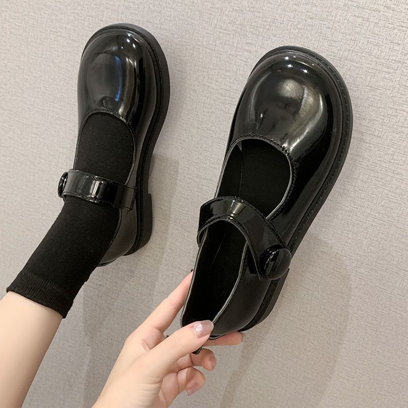 [Sẵn theo phân loại] Giày oxford Quảng Châu đế vuông cùng màu thanh lịch giày oxford búp bê bóng đế bằng | BigBuy360 - bigbuy360.vn