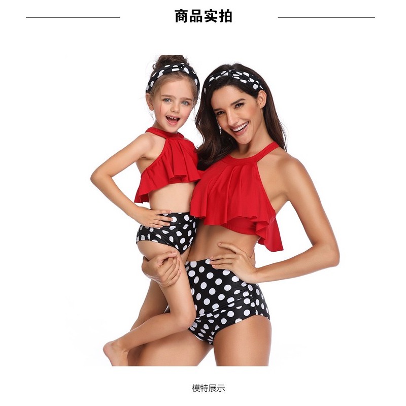 Bộ đồ bơi đôi mẹ và bé ( có size to cho mẹ)