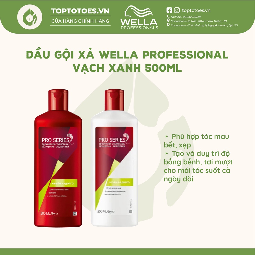 Gội xả Wella Professional chăm sóc tóc chuyên sâu chuẩn salon