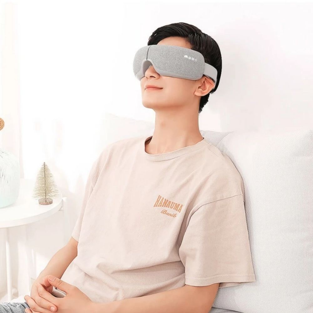 Máy massage mắt mini Xiaomi Momoda SX322 có nhạc , kính massage đa năng 3 chế độ rung Pin dung lượng cao , BH 24 tháng