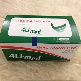 Combo 2hộp khẩu trang y tế 4U Med
