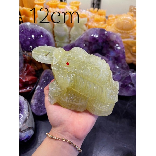 Cóc Thiềm Thừ Đá Ngọc Pakistan Xanh Phong Thuỷ