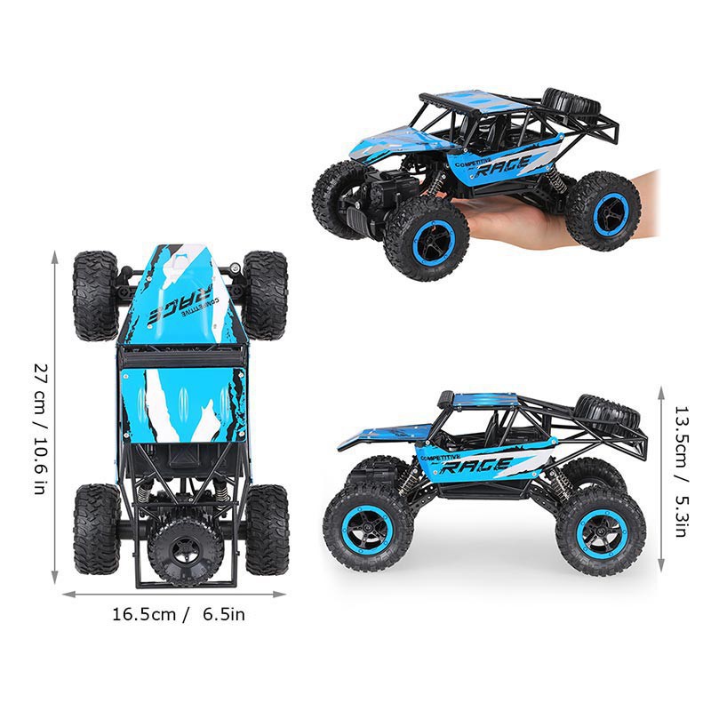 [Bán Chạy] Xe Điều Khiển Tốc Độ Cao Rock ClimBing RC 2.4 GHz 4WD Off-Road Mọi Địa Hình - Hot