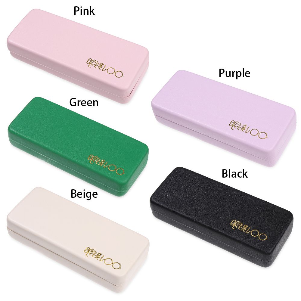 Hộp Đựng Mắt Kính Bằng Da PU Chống Thấm Nước Nhiều Màu Sắc Phong Cách Vintage