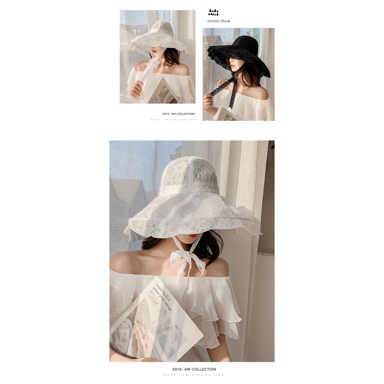 Nón Bucket Cột Dây Che Nắng Thời Trang Đi Biển Mùa Hè Cho Nữ