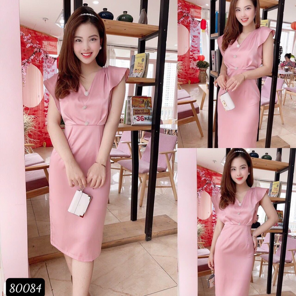 Đầm trượt sang chảnh cực xinh cho chị em , tôn dáng , thanh lịch siêu đẹppp