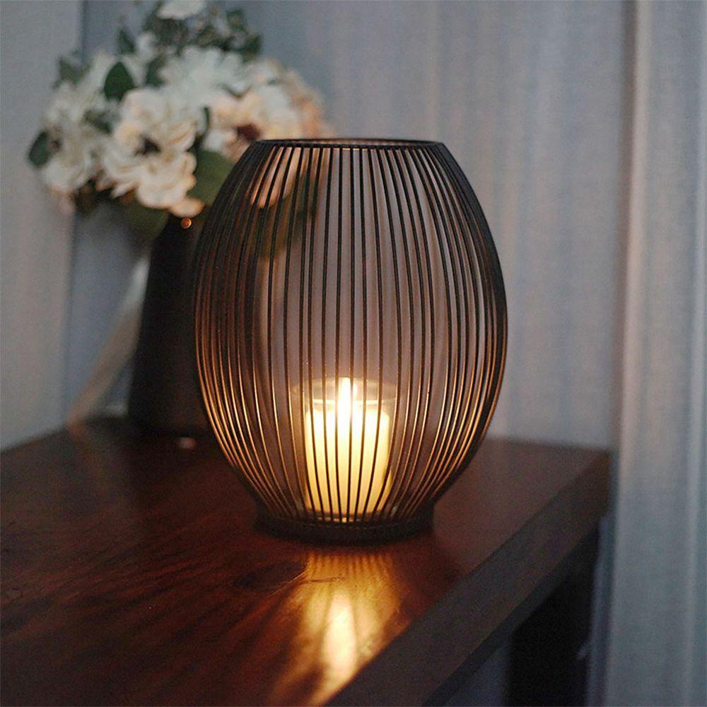 Giá Đỡ Nến Để Bàn Bằng Sắt Phong Cách Retro Đơn Giản Trang Trí Nội Thất